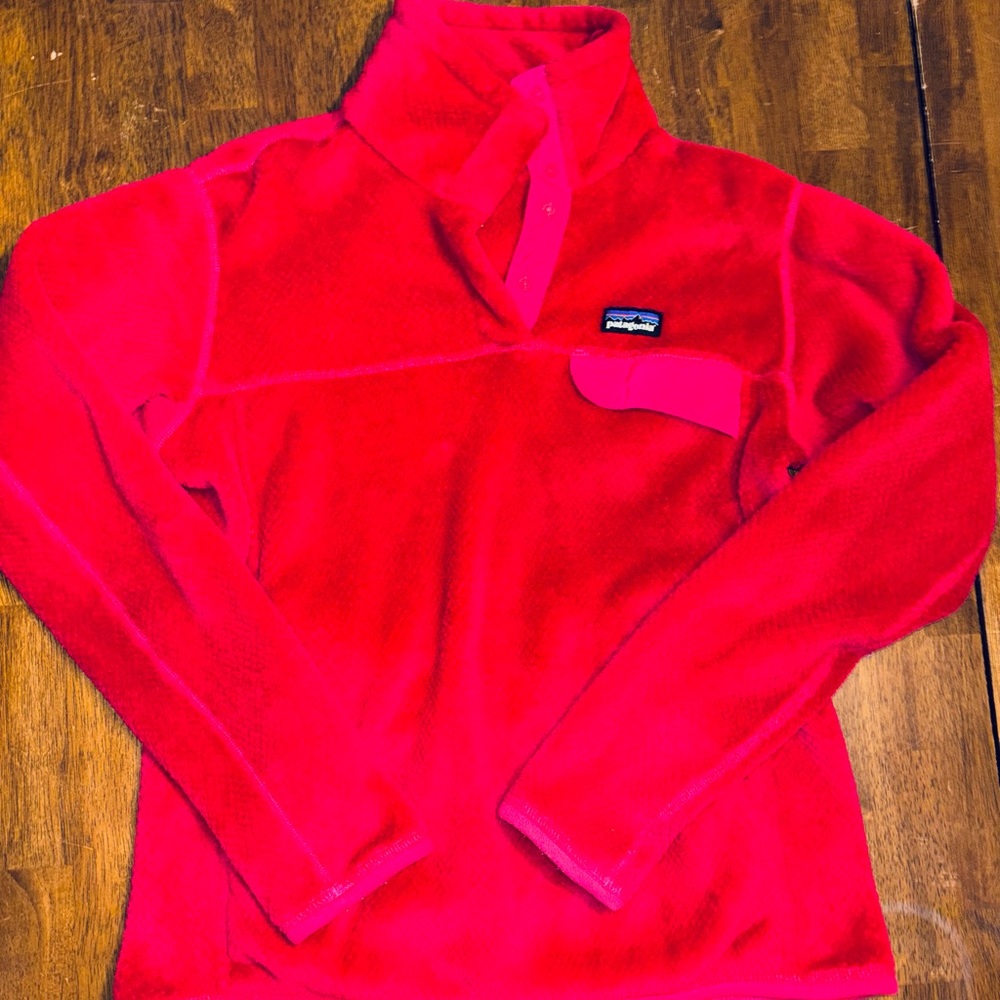Patagonia Vibrant Red Fleece Jacket